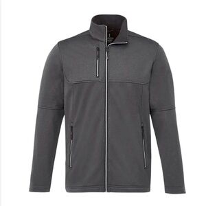 Elevate Men's Heather Dark Charcoal Joris
Eco Softshell Jacket